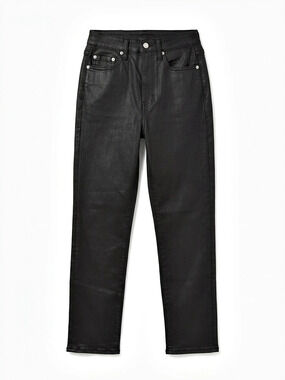 DAZE Denim Daily Driver High Rise Coated Asphalt Slim Jeans - Size 26 NWOT
